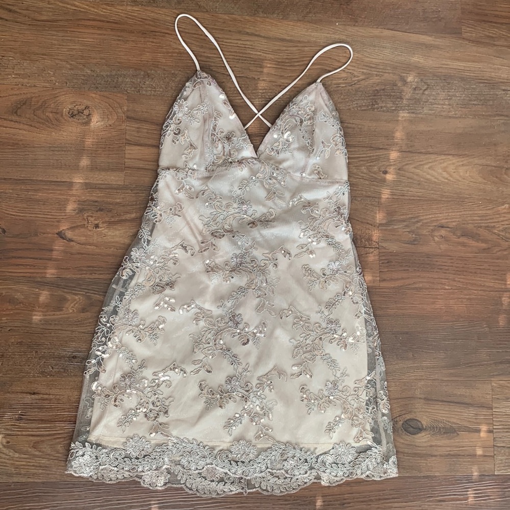 Cute sequin mini dress